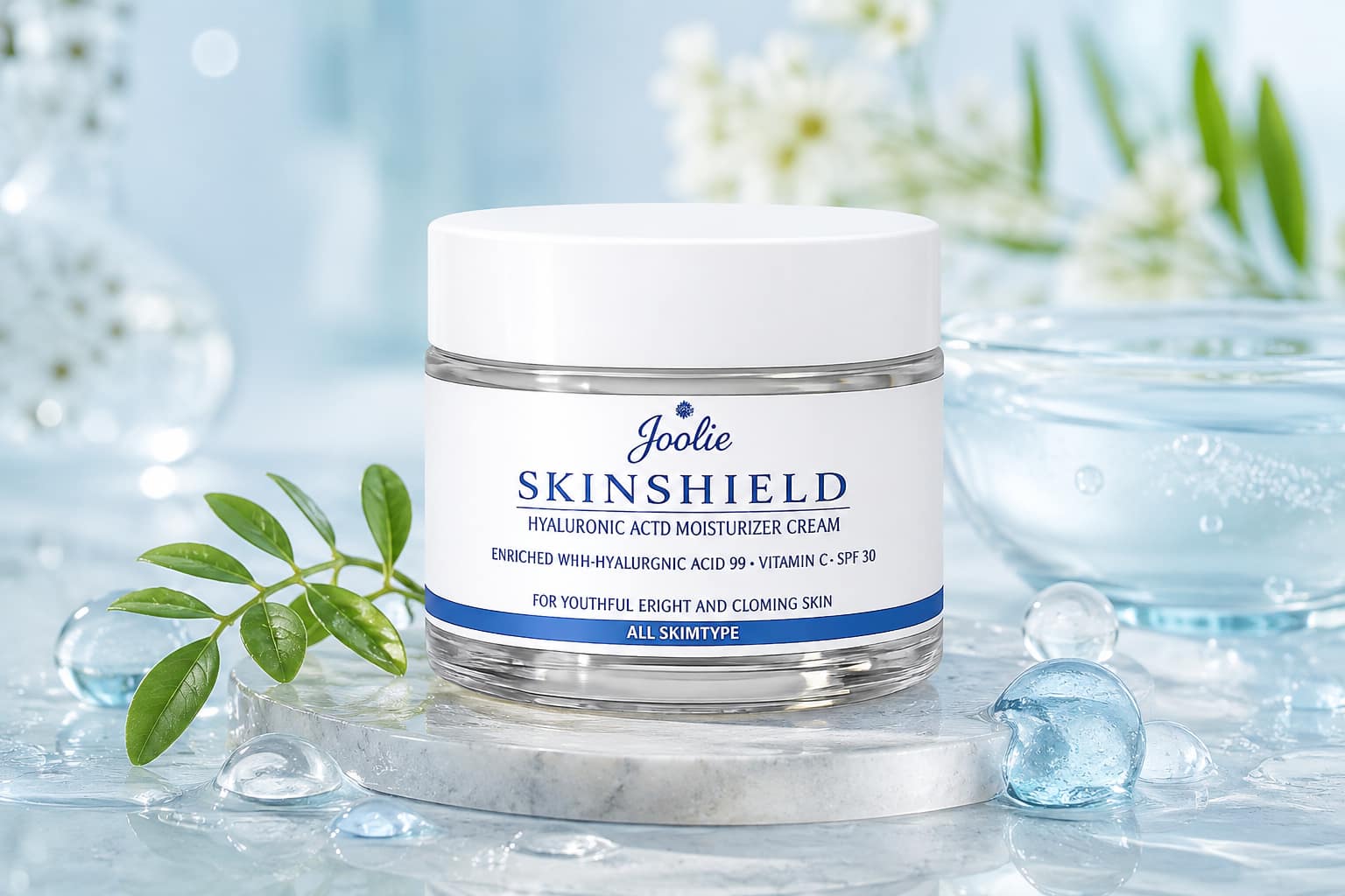 Joolie SkinShield 1 % Hyaluronic Acid Vitamin C & SPF30 Moisturizer Cream