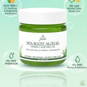 aloe vera gel with vitamin c for glowing skin